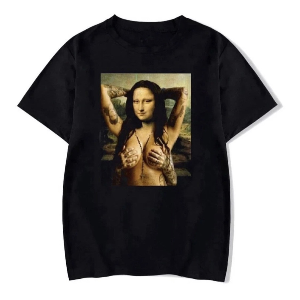 Black Graphic Short Sleeve Tee